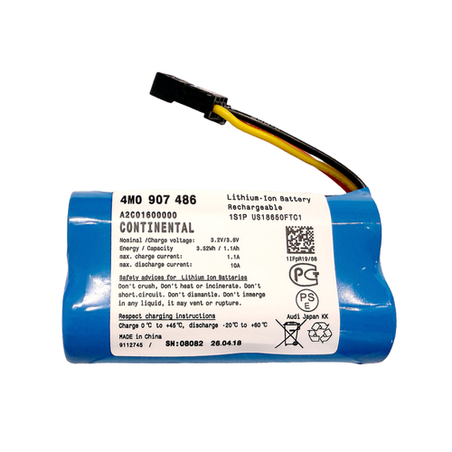 AUDI 4M0907486 SOS Emergency Supply Battery Diagnosis Replacement New Genuine A2C01600000