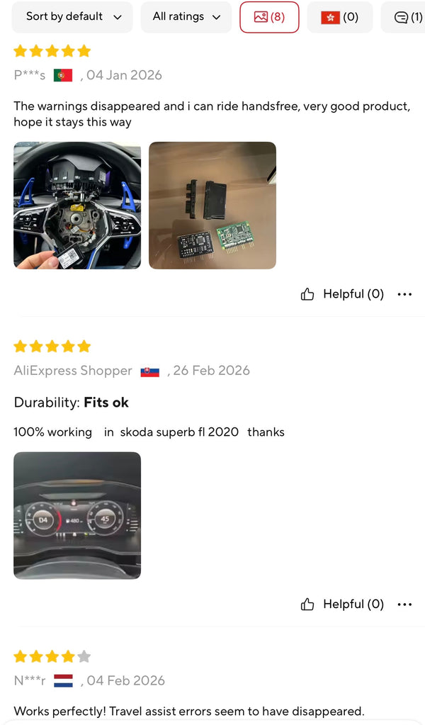 AIDUAUTO KLR MQB_EVO 2Q0 PERMANENT LANE ASSIST OFF-HAND MODULE GOLF 8 OCTAVIA MK4 KLR T7 SEAT CUPRA FORMENTOR STEERING WHEEL MODULE MQB/MQBEVO