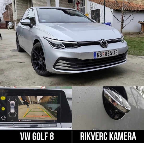 LHD VW Golf MK8 Rear Emblem High Line Rear View Camera Kit OEM 5H0 827 469 N 5WA 980 556 B/C