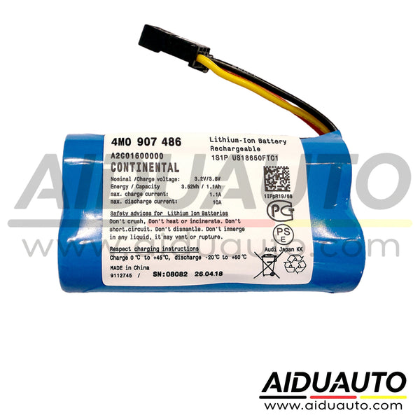 AUDI 4M0907486 SOS Emergency Supply Battery Diagnosis Replacement New Genuine A2C01600000