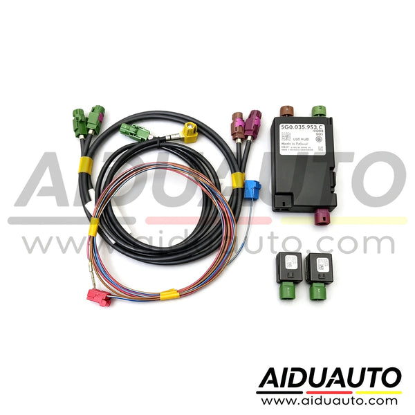 5G0035953C VW USB 1 TO 2 HUB CONTROL UNIT 5G0 035 953 C OEM