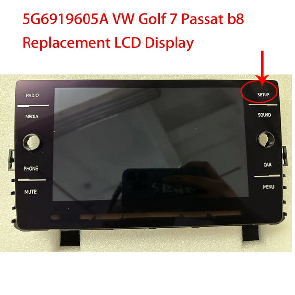 5G6 919 605 B/F A VW Golf 7 Passat B8 Polo Monitor Radio LCD Touch Display 5G6919605AB/F