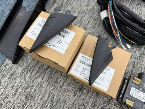 Porsche 718 Cayman Boxster Lane Change Side Assist System Blind Spot Assist Set Update Kit