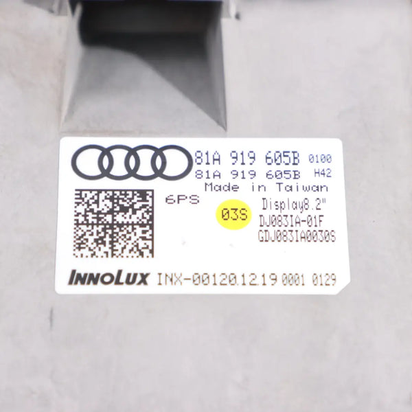81A 919 605 B Audi Q2 GA NAV Multimedia Navigation Display Screen MMI 8.3 81A919605B