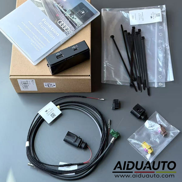 82A051472 Original Audi Q3 F3 A1 GB Smartphone Interface CarPlay Nachrüstung USB Type-C® AMI Port MMI-Display Sprachbedienung 82A 051 472 83A035736 82A035736
