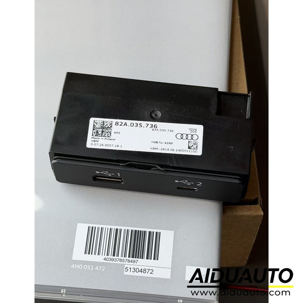 82A051472 Original Audi Q3 F3 A1 GB Smartphone Interface CarPlay Nachrüstung USB Type-C® AMI Port MMI-Display Sprachbedienung 82A 051 472 83A035736 82A035736
