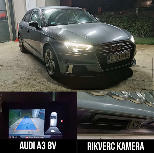 Audi A3 8V High Line Rear View Camera Kit OEM 8V0827556B