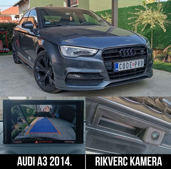 Audi A3 8V High Line Rear View Camera Kit OEM 8V0827556B