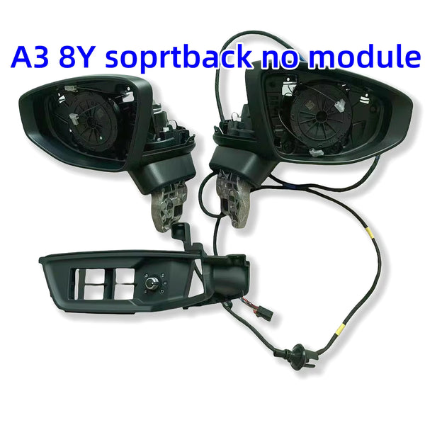 Audi A3 8Y Electric folding exterior mirror Complete Retrofit Set KIT