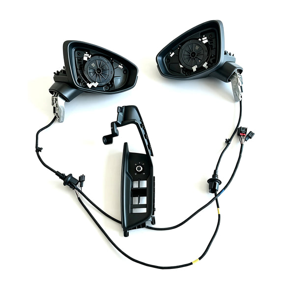 Audi A3 8Y Electric folding exterior mirror Complete Retrofit Set KIT