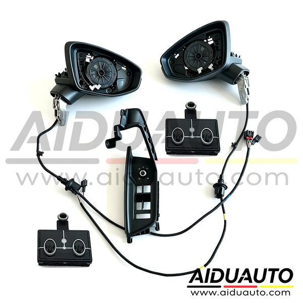 Audi A3 8Y Electric folding exterior mirror Complete Retrofit Set KIT