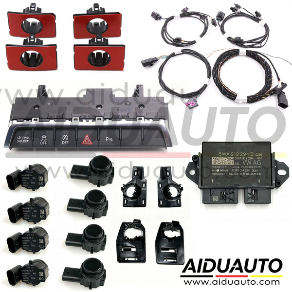 Audi A3 8Y Front and Rear Park Pilot Upgrade 8K OPS Kit