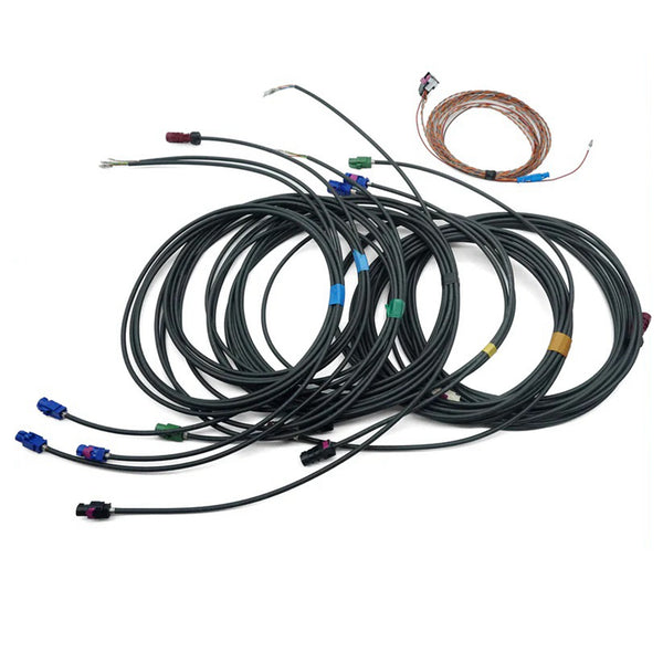 Audi A4 B9 A5 F5 Q3 F3 Q5 FY Q7 4M 360 Panoramic Environment Rear Viewer Camera Harness Cable Wiring