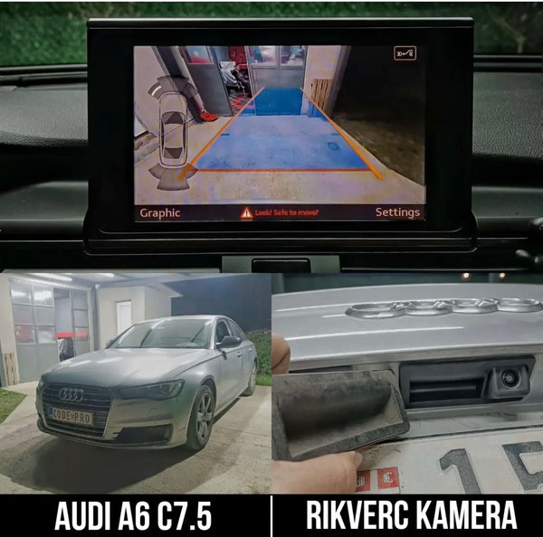 Audi A6 C7 4G0 High Line Rear View Camera Kit OEM 4S0827556A