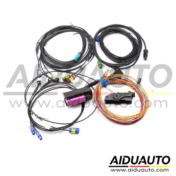 Porsche Cayenne 9Y0 E3 360 Panoramic Environment Rear Viewer Camera Harness Cable Wiring