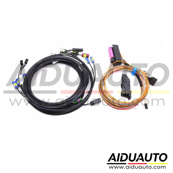 Audi A6 C8 A8 D5 Q7 4M Facelift Q8 Touareg CR 360 Panoramic Environment Rear Viewer Camera Harness Cable Wiring