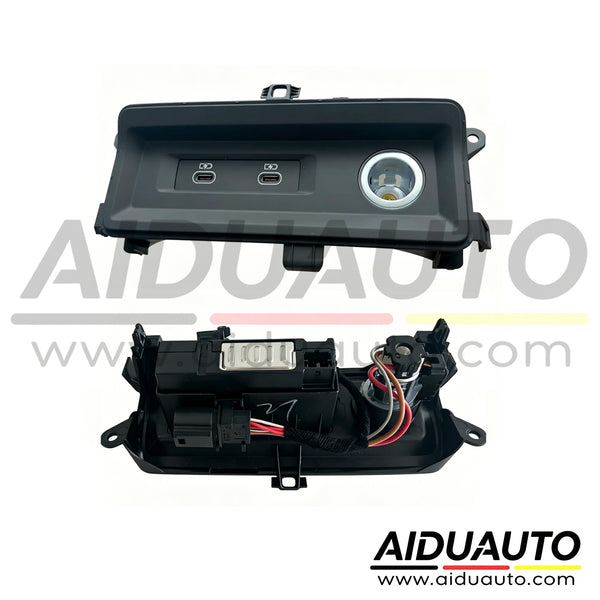 Audi A6 C8 Rear Seat Dual USB / Dual TYPE-C / USB & TYPE-C Charging Port Upgrade KIT Complete set