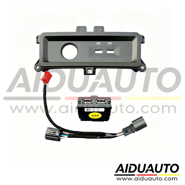 Audi A6 C8 Rear Seat Dual USB / Dual TYPE-C / USB & TYPE-C Charging Port Upgrade KIT Complete set