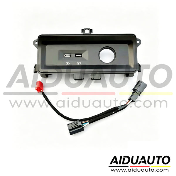 Audi A6 C8 Rear Seat Dual USB / Dual TYPE-C / USB & TYPE-C Charging Port Upgrade KIT Complete set