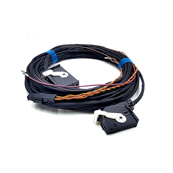 VW Passat B7 CC 3AE907441A Flip Badge Logo Rear Camera Cable Wiring Harness
