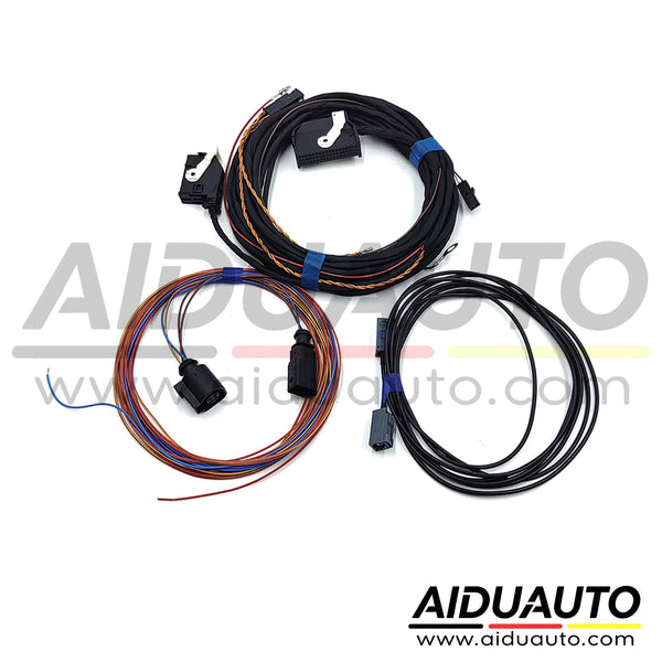 VW Passat B7 CC 3AE907441A Flip Badge Logo Rear Camera Cable Wiring Harness