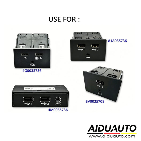 AUDI A3 8V / A4 S4 / Q7 4M / Q8 4M / R8 Carplay AMI USB Plug Audi Music Interface 6 PIN Retrofit Wiring Harness