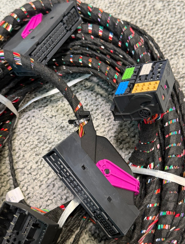 Audi Q7 4M B&O Bang & Olufsen 8RF upgrade to 9VS plug&play Wiring Harness Cable Loom