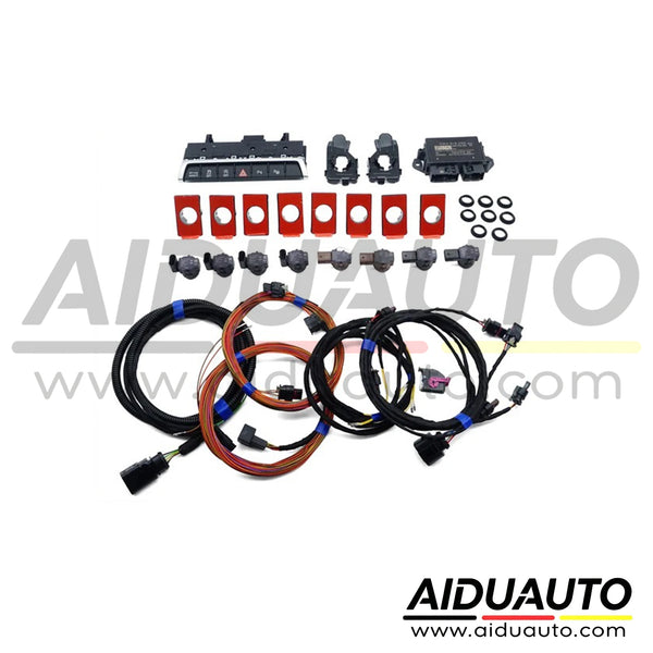For Audi A3 8Y 2023 Limousine 4‑Sensor to 12‑Sensor PDC Retrofit Set