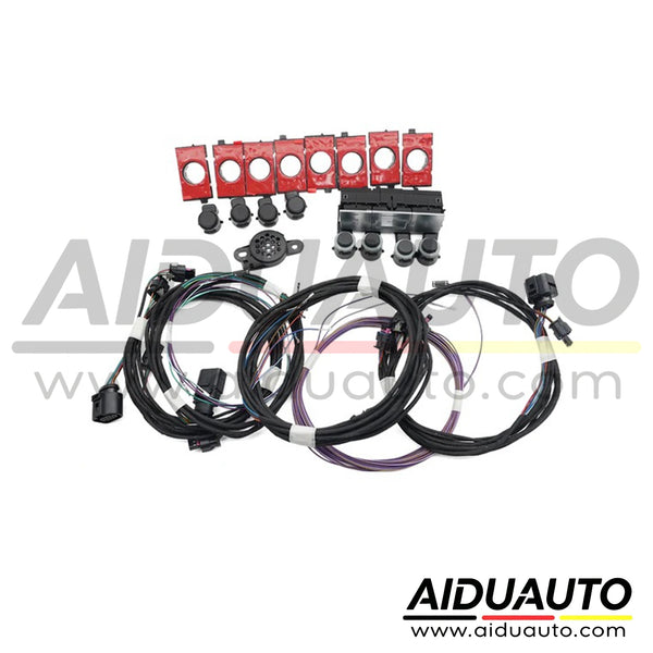 Audi A6 C8 0 to 8 PDC Parking Sensor Kit Front Rear 8 Probes