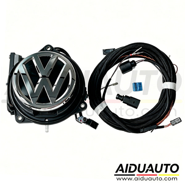 VW Golf MK7 7.5 High Line Flip Badge Logo Emblem Rear View Camera Kit OEM 5G0827469E
