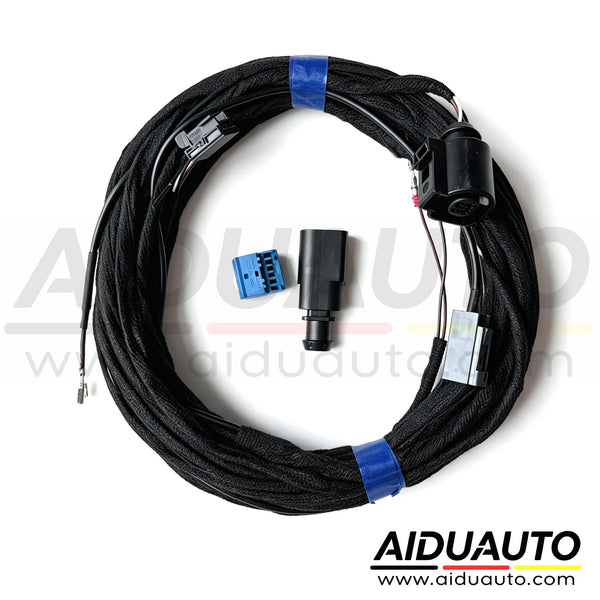 Low line VW Passat B8 Golf 7 T-ROC Polo Flip Rear View Reversing Camera Cable Wiring Harness