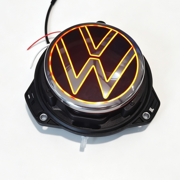 LED Light-up Rear Emblem Cover Illuminated Flip Logo Replacement Shell for VW Golf MK7 MK8 Polo AW ID3 Passat B8 Arteon T-ROC