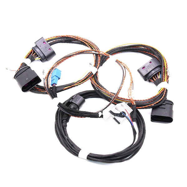 VW Golf 6 7 8 Tiguan MK2 Jetta MK6 T-ROC Passat B7 B8 CC Xenon Headlight Auto Leveling Range Headlight Cornering AFS FCM 338 Wire/cable/Harness Xenon Lamp LED Light