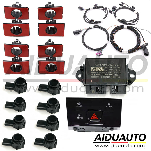 VW GOLF 8 MK8 Front and Rear Park Pilot Upgrade 8K OPS Kit