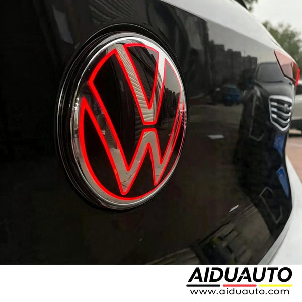 LED Light-up Rear Emblem Cover Illuminated Flip Logo Replacement Shell for VW Golf MK7 MK8 Polo AW ID3 Passat B8 Arteon T-ROC