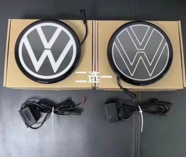 VW Golf 8 MK8 LED grill logo Light Up Emblem