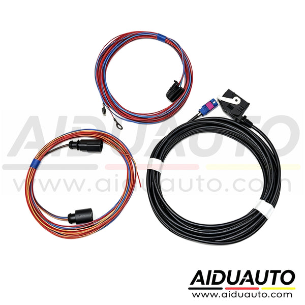 VW Golf 6 MK6 RGB Flip Badge Logo Rear Camera Cable Wiring Harness 5K0827469AP ULM 5K0827469AQ
