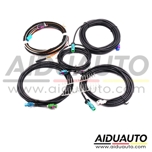 VW Skoda Seat Tiguan MK2 Passat B8 Arteon Kodiaq MQB Platform 360 Panoramic Environment Rear Viewer Camera Harness Cable Wiring