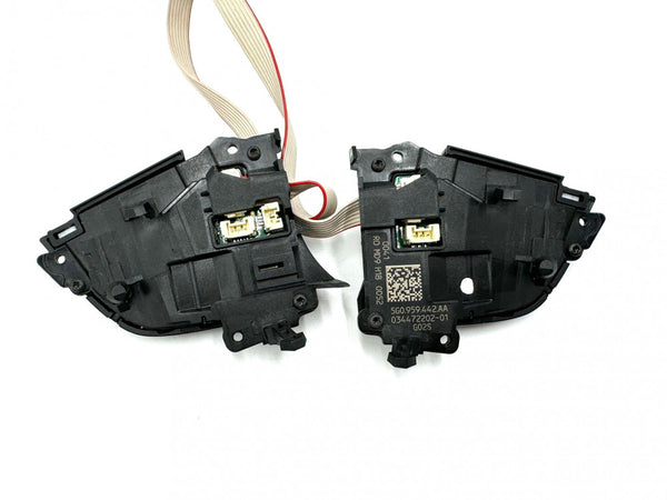 OEM 5G0959442AA Multifunction steering wheel button set for steering wheel satin black/white VW