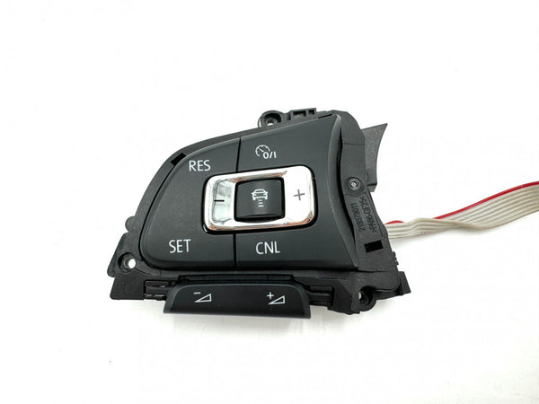 OEM 5G0959442R Multifunction button set for steering wheel satin black/white VW 5G0 959 442 R