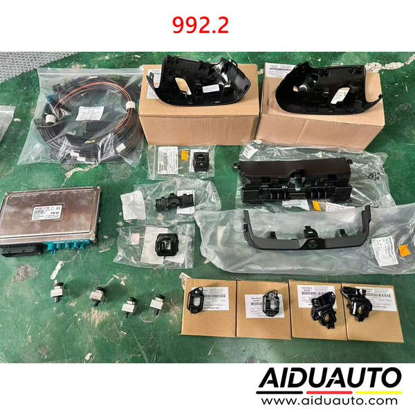 Porsche Carrera 911 992 992.2 Original 360 Environment Rear Viewer Camera Genuine Area View Retrofit 360 Degree Camera