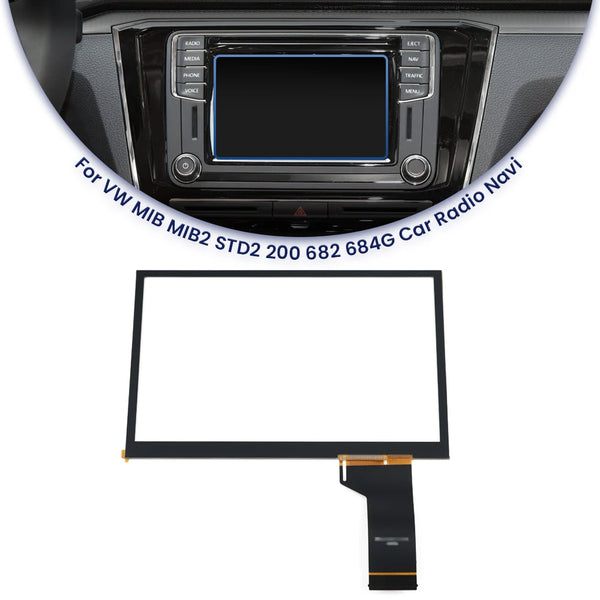 40 Pins Matt Touch Screen Panel Digitizer FOR VW MIB STD2 Discover 680 682 684 200 Multimedia TDO-WVGA0633F00045 LCD Screen