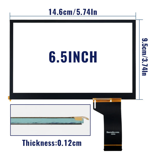 40 Pins Matt Touch Screen Panel Digitizer FOR VW MIB STD2 Discover 680 682 684 200 Multimedia TDO-WVGA0633F00045 LCD Screen