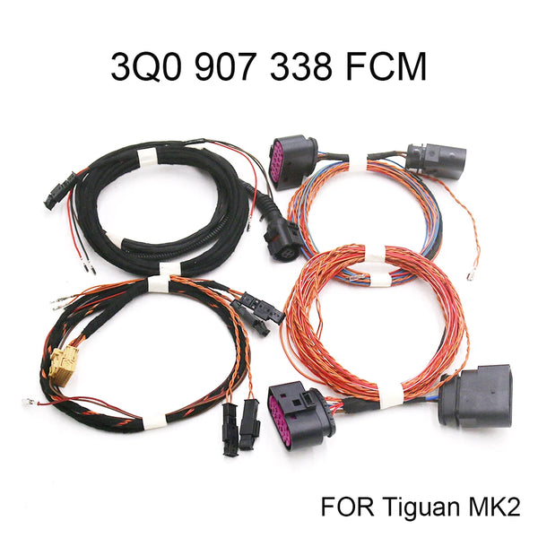 VW Golf 6 7 8 Tiguan MK2 Jetta MK6 T-ROC Passat B7 B8 CC Xenon Headlight Auto Leveling Range Headlight Cornering AFS FCM 338 Wire/cable/Harness Xenon Lamp LED Light
