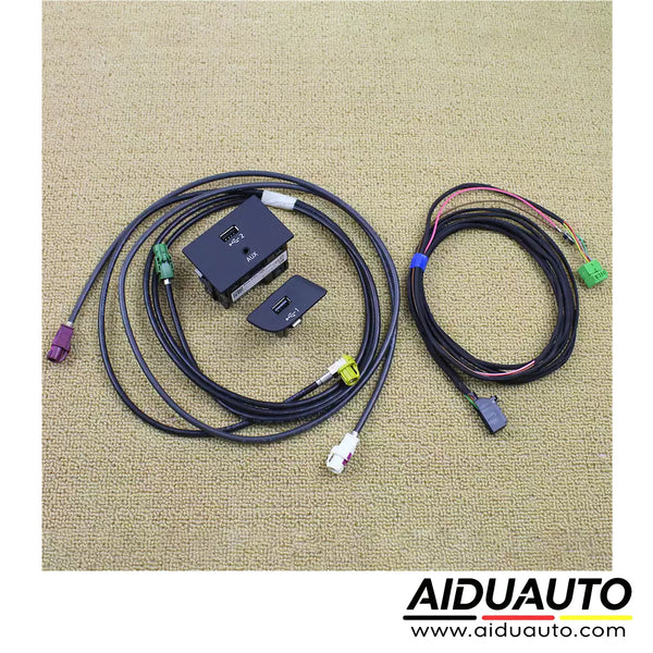 Audi 8V0035708 Q2 A3 8V MIB 2 CarPlay USB AMI Port Socket Switch Button 81A 035 726