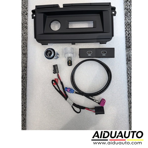 Audi Q3 F3 Rear USB Hub Charging Port Upgrade KIT Complete set