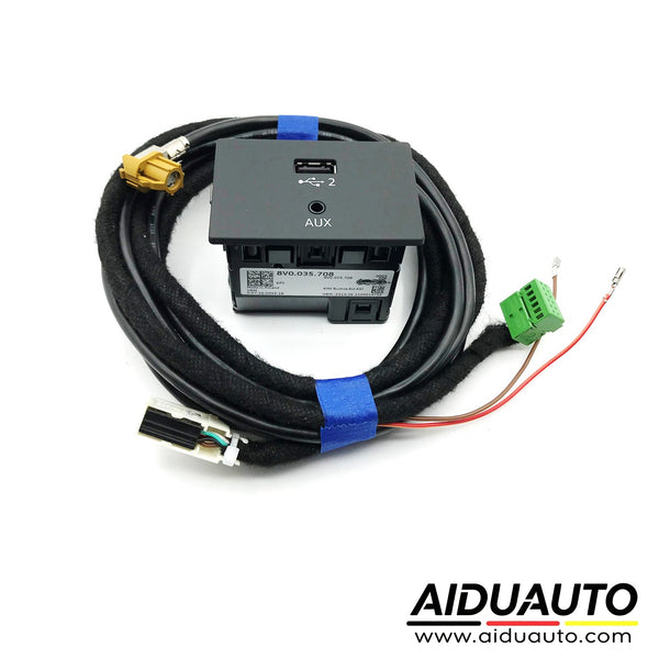 Audi 8V0035708 Q2 A3 8V MIB 2 CarPlay USB AMI Port Socket Switch Button 81A 035 726