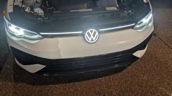 VW Golf 8 MK8 LED grill logo Light Up Emblem