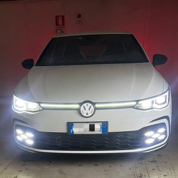 VW Golf 8 MK8 LED grill logo Light Up Emblem