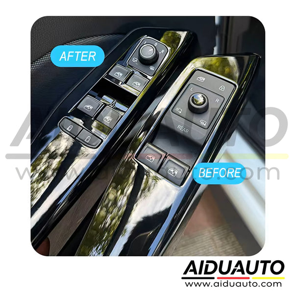 VW ID.4 ID.3 Driver's Door Panel Handle with Four Independent Door and Window Buttons Assembly